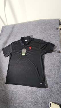 ONTOUR WEBTech Men's Performance Polo Shirt Black Size XL Damon Logo NWT